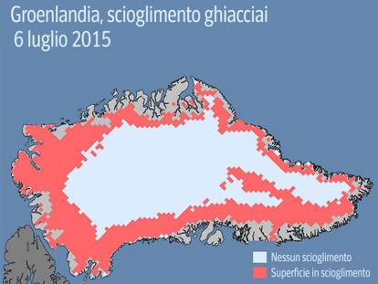 Groenlandia: i ghiacciai si stanno sciogliendo